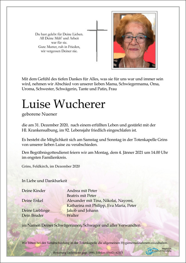 Wucherer Luise